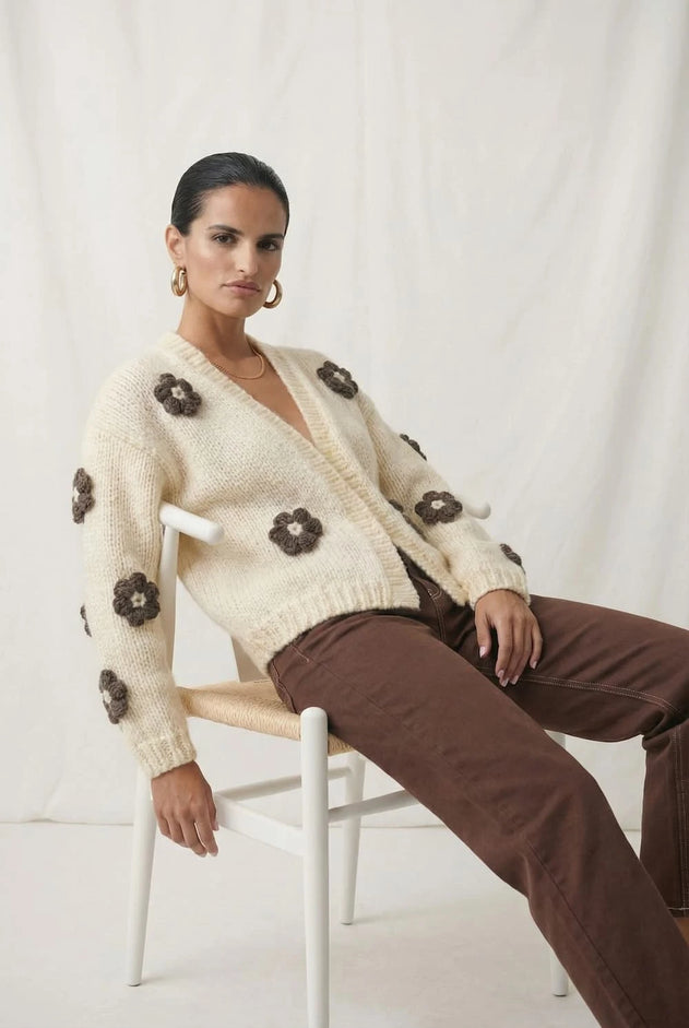 Flower Handmade Sweater