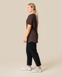 Toive T-Shirt Long Dark Brown