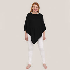 Naisten merinosilkkiponcho