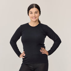 Classic Long Sleeve Top Merino Silk