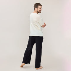 Tam Silk Knitted Pants Black