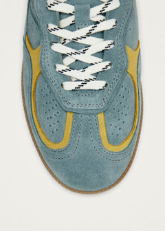 Tb.490 Rife Leather Sneakers Blue Grey