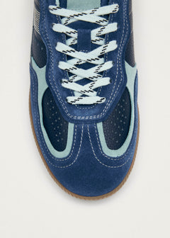 Tb.490 Rife Leather Sneakers Grain Cobalt