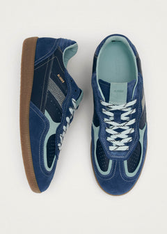 Tb.490 Rife Leather Sneakers Grain Cobalt