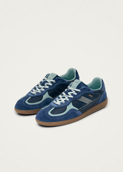 Tb.490 Rife Leather Sneakers Grain Cobalt