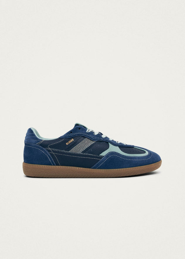 Tb.490 Rife Leather Sneakers Grain Cobalt