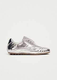 Tb.99 Leather Sneakers Silver