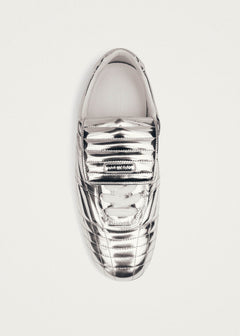 Tb.99 Leather Sneakers Silver