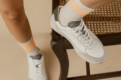 The Hedonist Sneakers White Grey Green