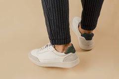 The Hedonist Sneakers White Grey Green