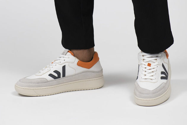 The Misfit Sneakers Grey White Orange