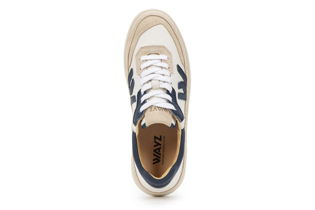 The Misfit Sneakers White Blue Almond Milk