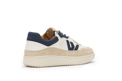 The Misfit Sneakers White Blue Almond Milk