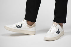 The Misfit Sneakers White Grey Almond Milk