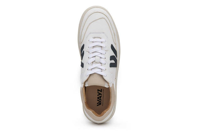 The Misfit Sneakers White Grey Almond Milk