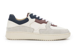 The Sonder Sneakers White Blue Dry Rose