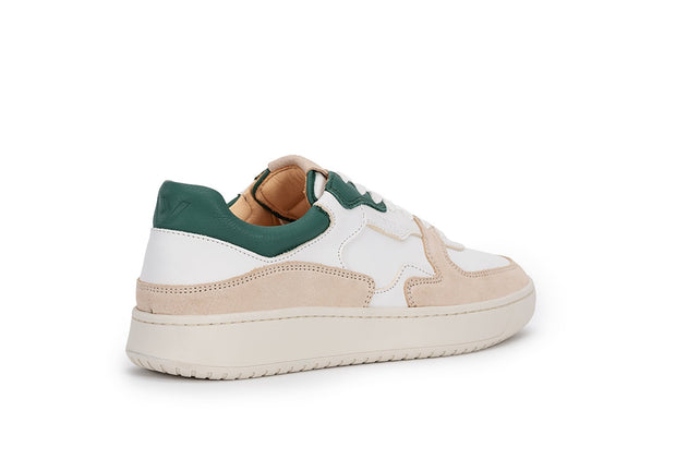 The Sonder Sneakers White Green Almond Milk