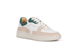 The Sonder Sneakers White Green Almond Milk