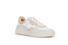 The Sonder Sneakers White Grey Almond Milk