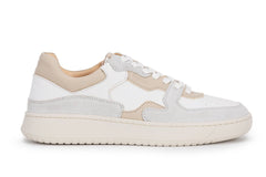 The Sonder Sneakers White Grey Almond Milk