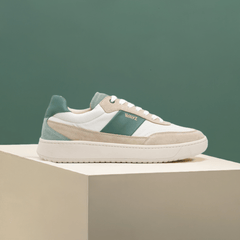 The Spark Sneakers Beige Mint Green