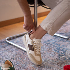 The Spark Sneakers White Beige Dry Rose