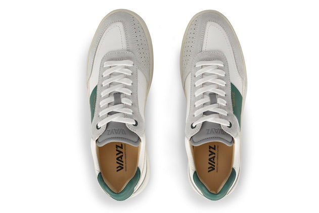 The Spark Sneakers White Grey Green