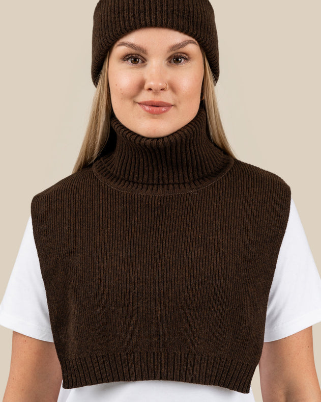 Halla Collar Brown