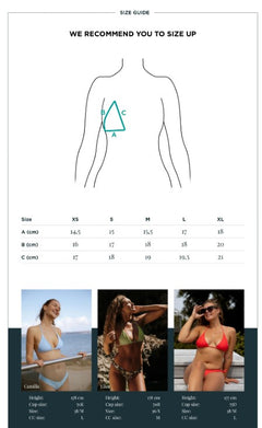 Uluwatu Triangle Bikini Top Heat