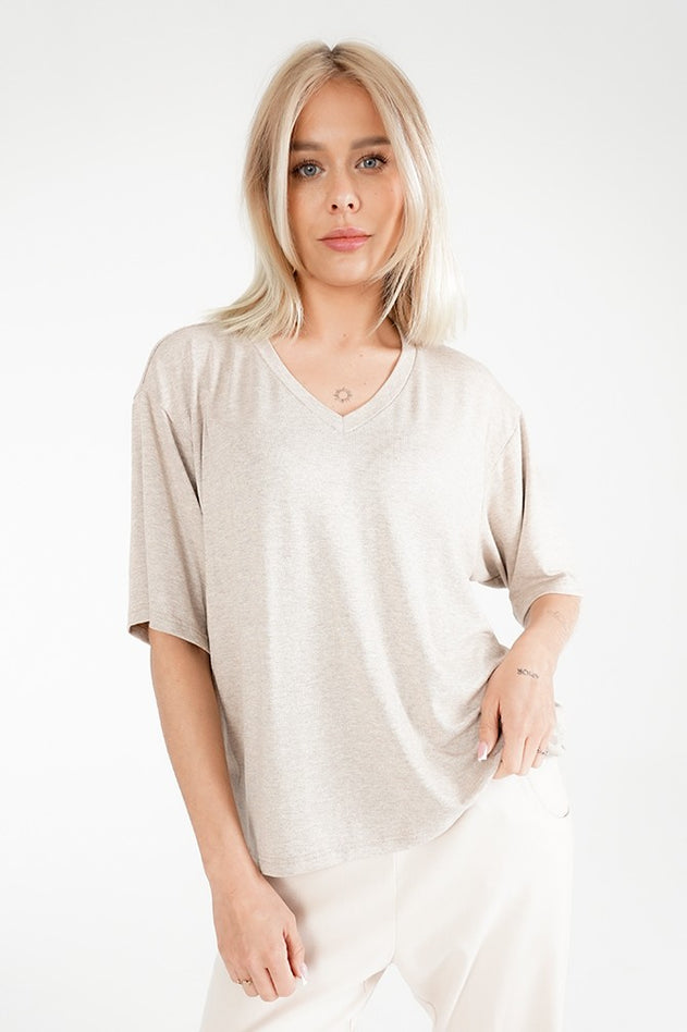 Marco T-shirt Beige