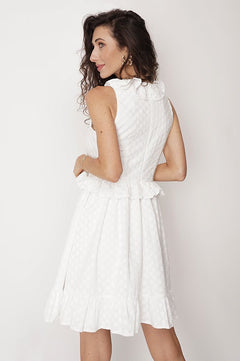 Melody Cotton Dress White