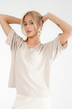 Marco T-shirt Beige