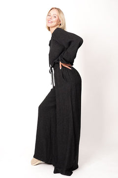 Skye Wide Leg Pants Graphite