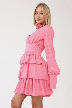 Harper Lyocell Dress Pink