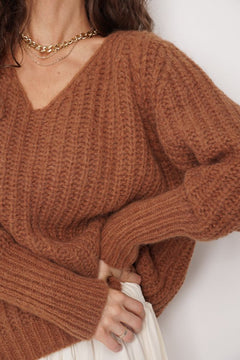 Nusa Alpaca Sweater Camel