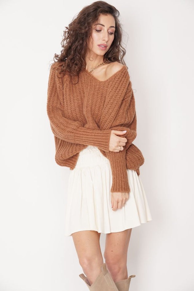 Nusa Alpaca Sweater Camel