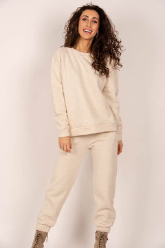 Zuri Collegehousut Beige