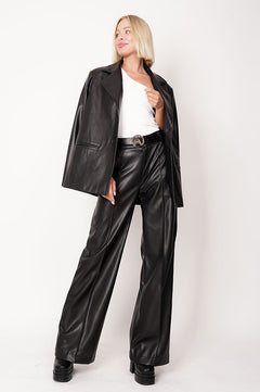 Anti Eco-Leather Pants Black