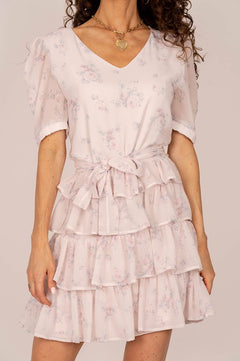 Love Angel Dress Flower Print