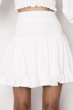 Serena Skirt White