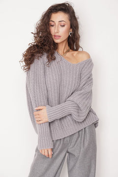 Nusa Alpaca Sweater Grey