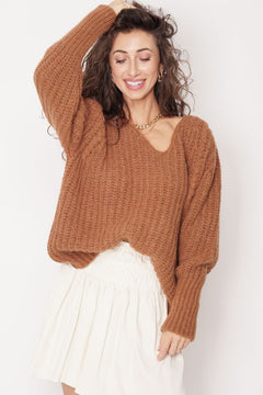 Nusa Alpaca Sweater Camel