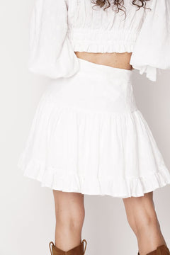 Serena Skirt White