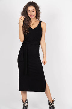 Elena Knitted Dress Black