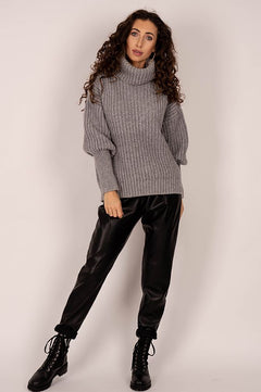 Telma Turtleneck Knit Dark Grey