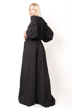 Skye Wide Leg Pants Graphite