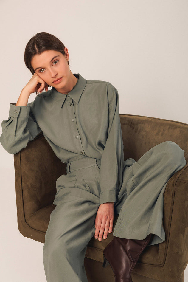 Classic Modal Shirt Green