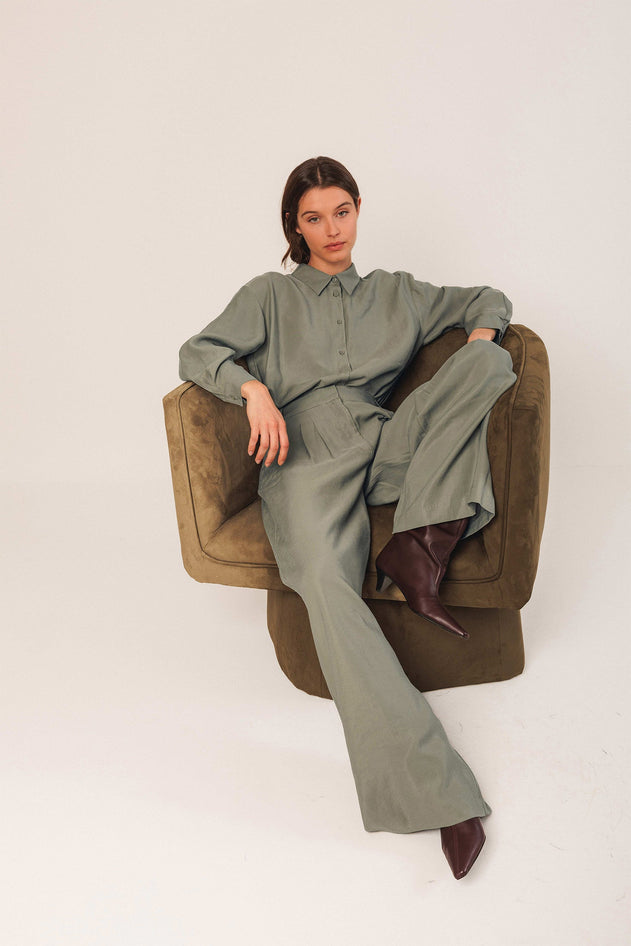 Classic Modal Shirt Green