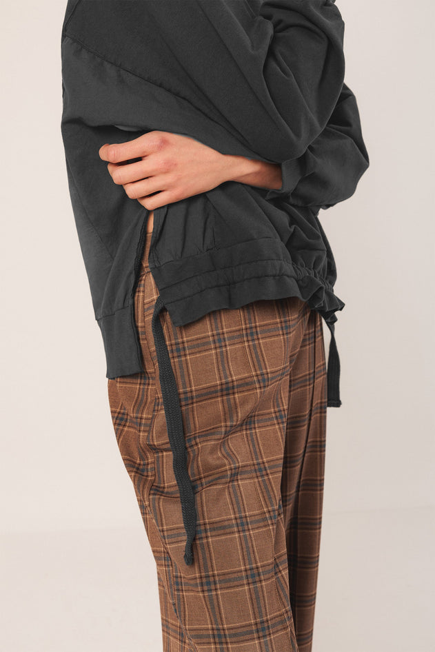 Cotton Terry Looped Sweatshirt Anthracite