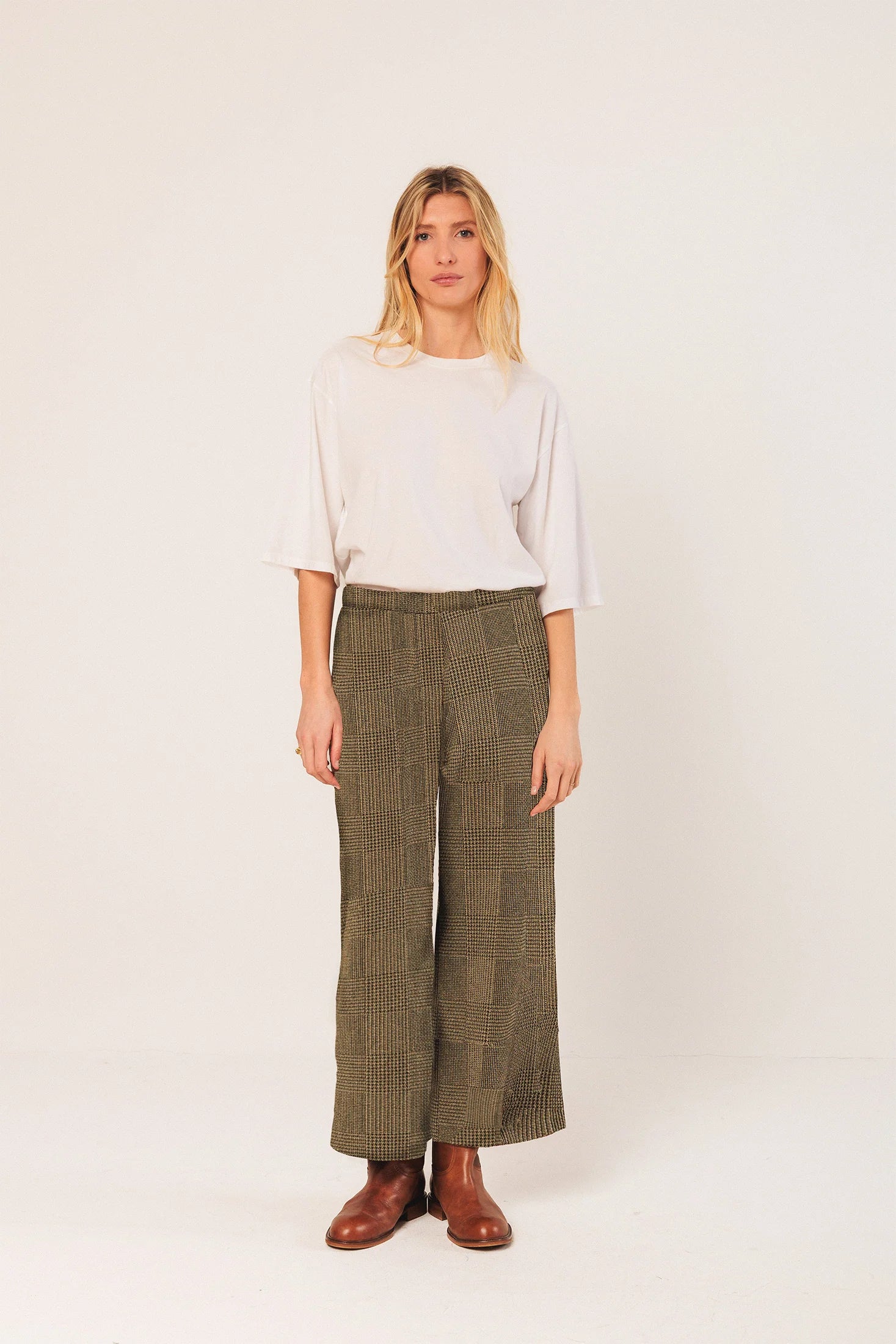 James Culottes Pants Khaki